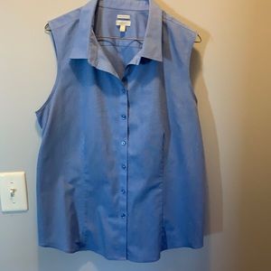 Talbot’s Sky Blue Sleeveless Shell